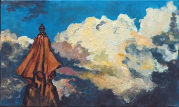 Wolken und Sonnenschirm, 2004